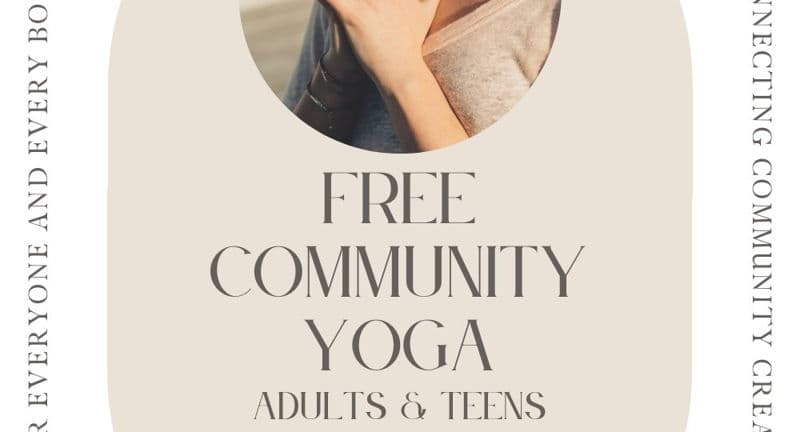 Donation Community Yoga at Inspired Minds by Willow Gardens Yoga