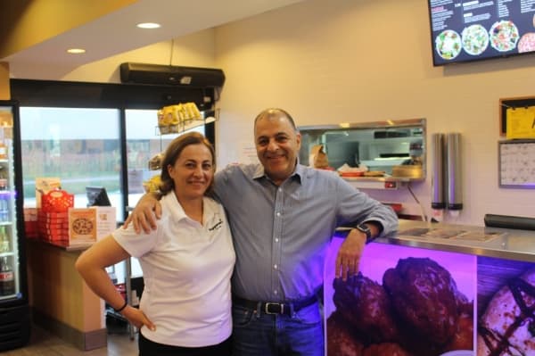 Pepperoni's owner Ray Salti and his sister Suzi Salti. Suzi has been with the company for 7 years. 