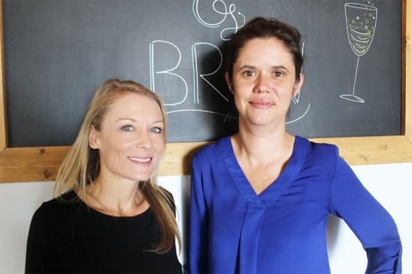 Co-owners Amber Powers (left) and Brooke Mackin (right) opened Sizzle & Brew in December 2018 in Tomball. 