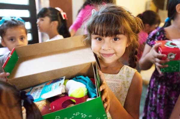 Community members can pack a shoebox gift filled with toys, school supplies and hygiene items as part of Samaritan Purse’s Operation Christmas Child project.