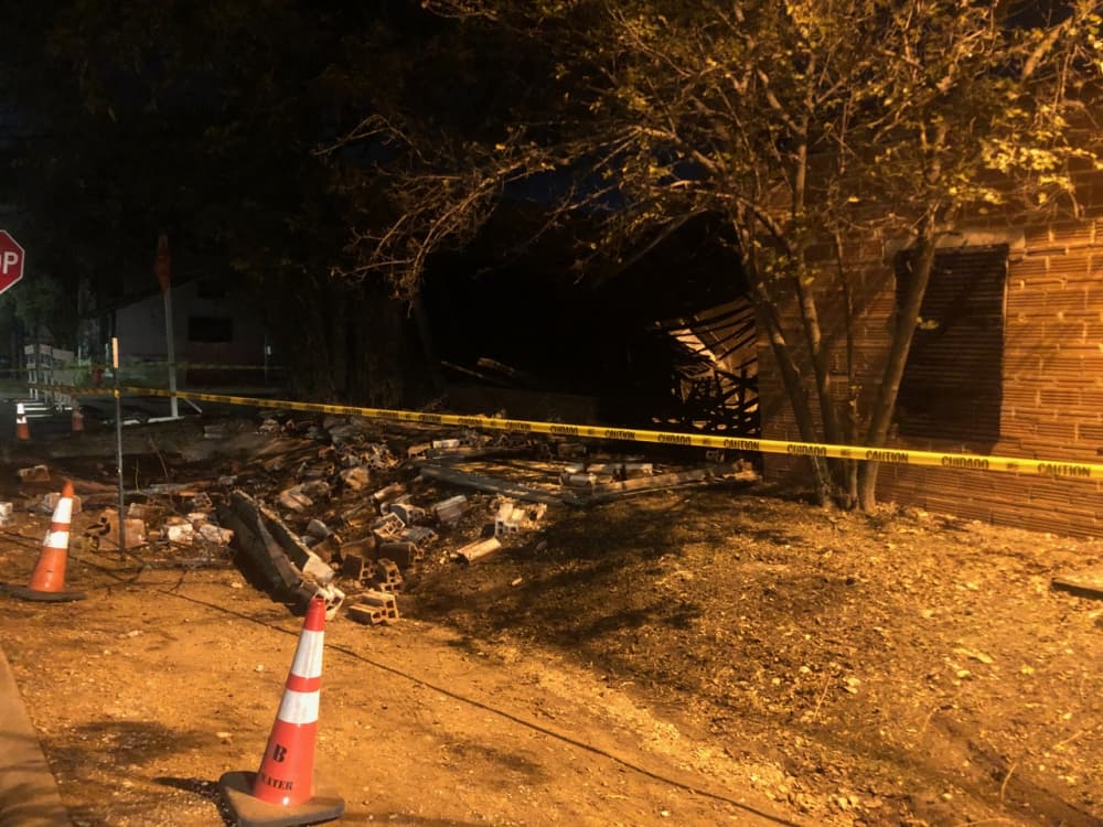 UPDATED: FM 967 in downtown Buda reopens after demolishing of vacant building