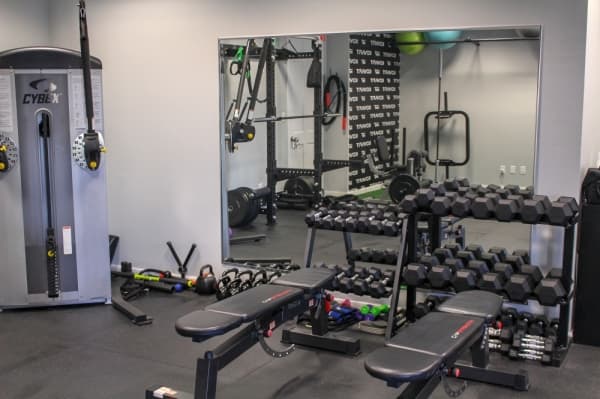Kova Fit features a variety of standard gym equipment geared toward improving clients' functional fitness.
Photos by Ben Thompson/Community Impact Newspaper