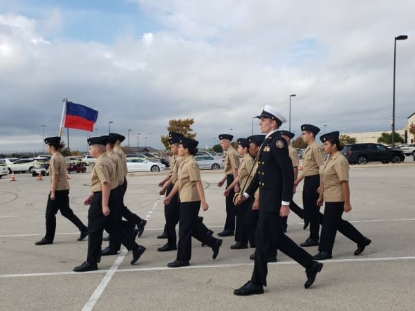 Georgetown ISD NJROTC students complete annual military inspection