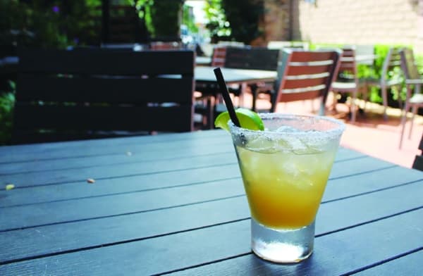 The Cristina Rite is one of the restaurant's signature cocktails. (Anna Herod/Community Impact Newspaper)