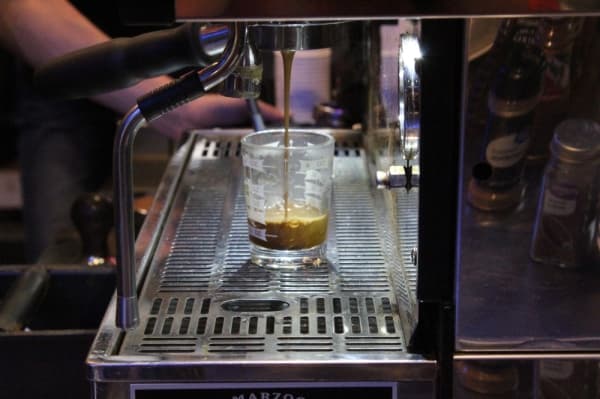 The menu offered at The Perc is developed by the shop's baristas. (Photo by Anna Herod/Community Impact Newspaper)