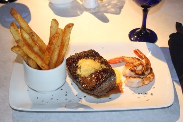 steak and shrimp platter