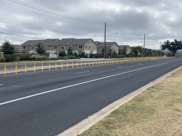 Austin Transportation Department installs safety upgrades to 500 block of East Slaughter Lane