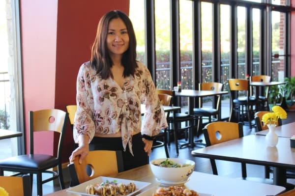 Narumol Kantaphak and her husband opened Kanta Ramen & Thai in Colleyville in fall 2018. (Renee Yan/Community Impact Newspaper)