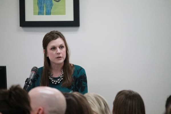 Stephanie Hodgins, the principal of Willis High School, said, "Great things are happening and will continue to happen at Willis High School." (Andy Li/Community Impact Newspaper)