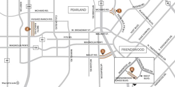 Bailey Road and three other road projects to know this November-December