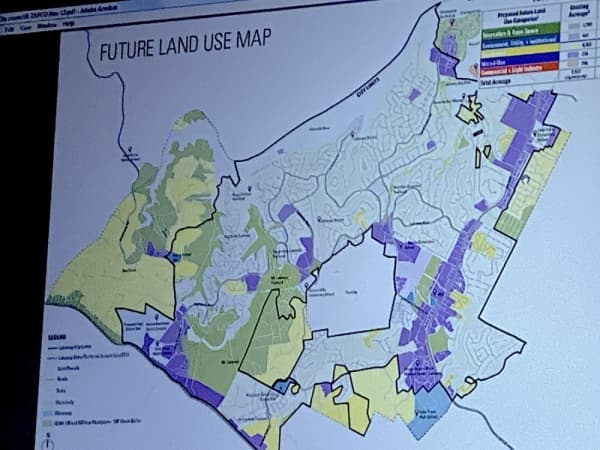 Lakeway's City Council and zoning and planning commission got an initial glimpse at its future land-use map during a Nov. 12 special meeting. (Brian Rash/Community Impact Newspaper)
