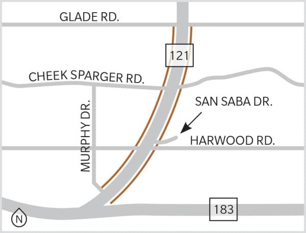 Tarrant County transportation update: SH 121 shoulder widening