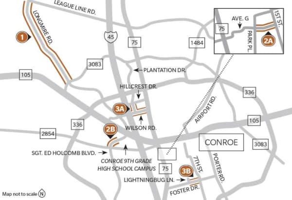 Construction underway for Wilson Road, Foster Drive sidewalks
