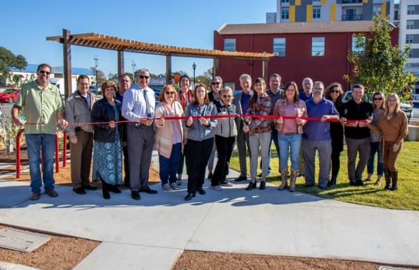 The first mobility hub in San Marcos is now open on Hutchison