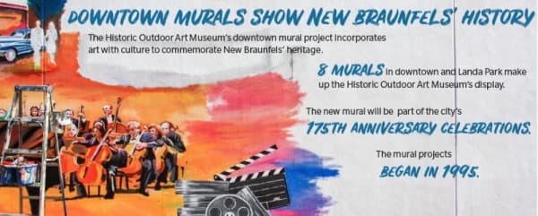 Downtown New Braunfels to receive an additional historic splash of color