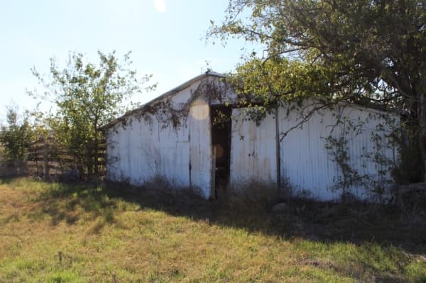 The farmstead contains several barns. (Marisa Charpentier/Community Impact Newspaper)