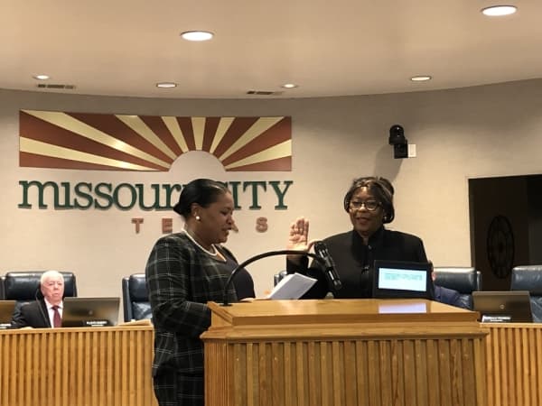 Missouri City City Council welcomes new member