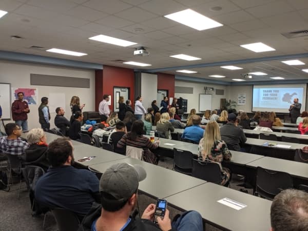 Tomball ISD held an open public forum Nov. 14 to hear feedback on the proposed rezoning maps for elementary and junior high schools in southern TISD. Anna Lotz/Community Impact Newspaper