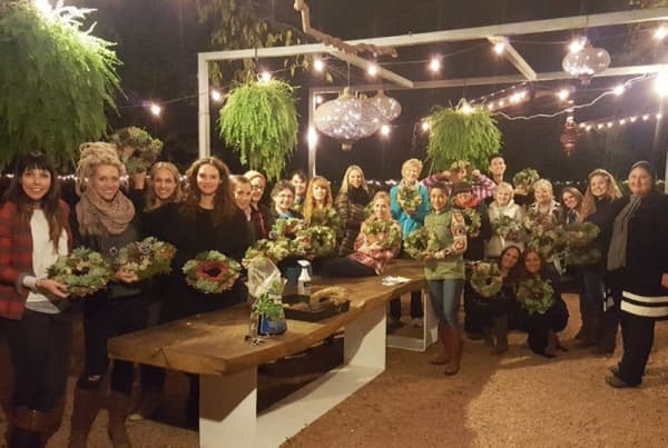 Succulent Wreath class (Courtesy Articulture Designs)