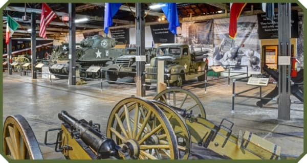 The Texas Military Forces Museum at Camp Mabry tells the story of the Texas Military Forces beginning in 1823. It is free to the public and open six days a week. Courtesy Texas Military Forces Museum