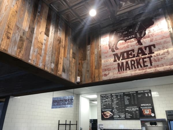 The restaurant has a meat market where customers can take meats home. (Courtesy Southside Market & Barbeque)