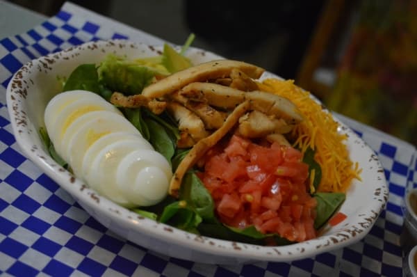 Grilled chicken avocado salad ($9.69)
Cindy included salads to Garden Spot Cafe’s menu from a desire to offer healthier options for customers, she said. (Iain Oldman/Community Impact Newspaper)
