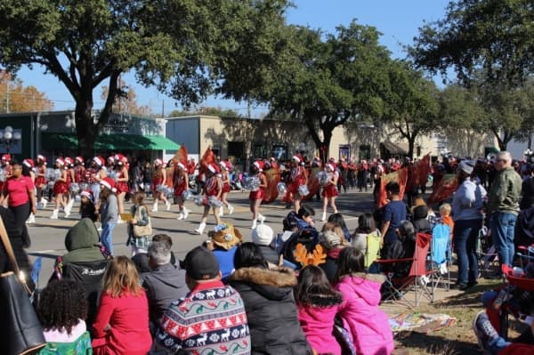 Local schools, businesses and community members participated in the 54th annual parade. (Anna Lotz/Community Impact Newspaper)
