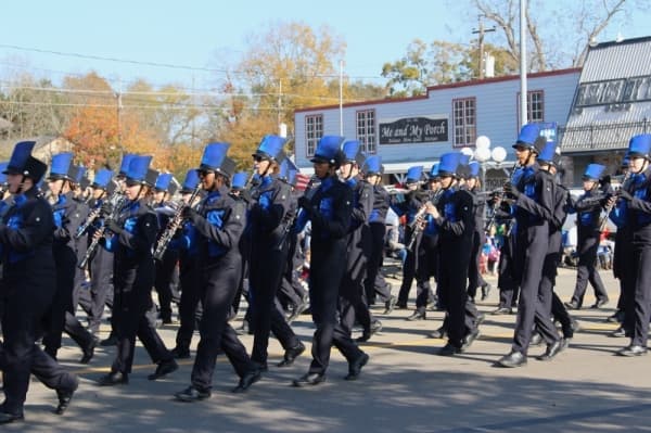 Local schools, businesses and community members participated in the 54th annual parade. (Anna Lotz/Community Impact Newspaper)