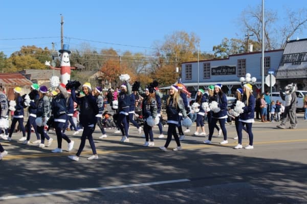 Local schools, businesses and community members participated in the 54th annual parade. (Anna Lotz/Community Impact Newspaper)