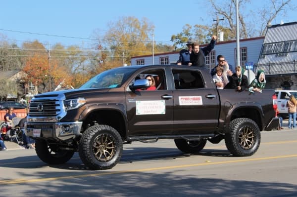 Tomball City Council Member John Ford participated in the parade. (Anna Lotz/Community Impact Newspaper)