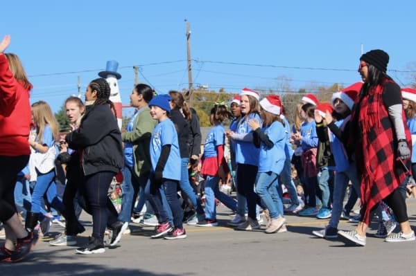 Local schools, businesses and community members participated in the 54th annual parade. (Anna Lotz/Community Impact Newspaper)