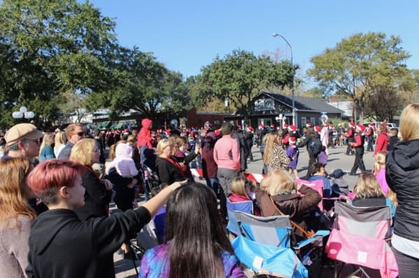 Local schools, businesses and community members participated in the 54th annual parade. (Anna Lotz/Community Impact Newspaper)