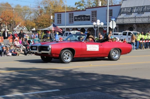 Tomball City Council Member Chad Degges participated in the parade. (Anna Lotz/Community Impact Newspaper)