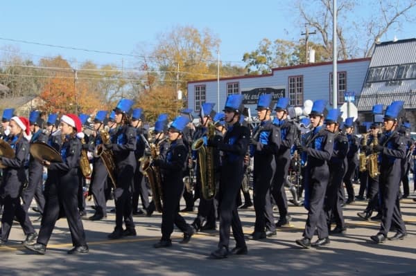 Local schools, businesses and community members participated in the 54th annual parade. (Anna Lotz/Community Impact Newspaper)