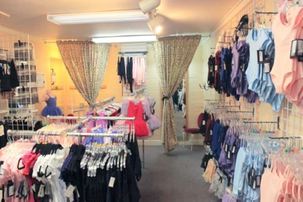 Movin’ Easy’s dancewear collection includes clothes for adults and children across a variety of dance styles. Jack Flagler/Community Impact Newspaper