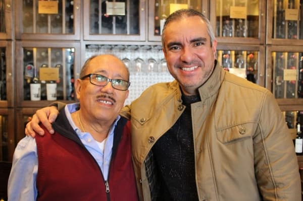 Owner Ronald Perez (right) opened the restaurant for his father-in-law and general manager, Tony Vasquez (left). (Kara McIntyre/Community Impact Newspaper)