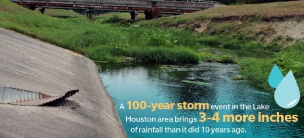 City, county officials look for drainage solutions in Kingwood area