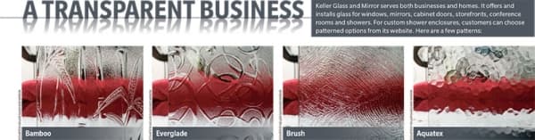 (Images courtesy Keller Glass and Mirror)
