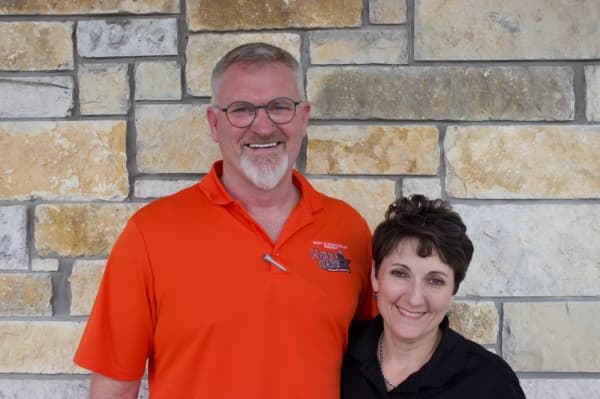 Scott and Stacie Feller, owners of Hippo Cafe, opened their Hutto restaurant in February. (Taylor Jackson Buchanan/Community Impact Newspaper)