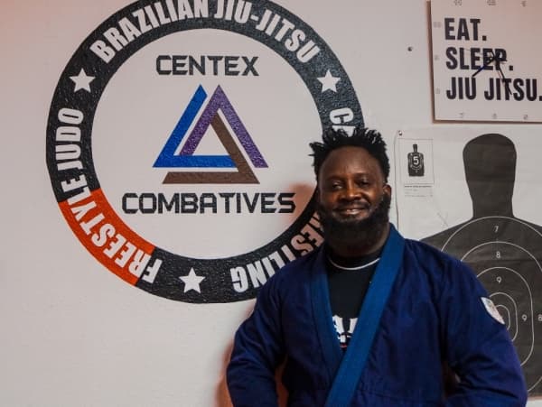 Tyrus Cox opened Centex Combatives & Fitness, a martial arts and personal fitness studio, three years ago in Pflugerville. (Kelsey Thompson/Community Impact Newspaper)