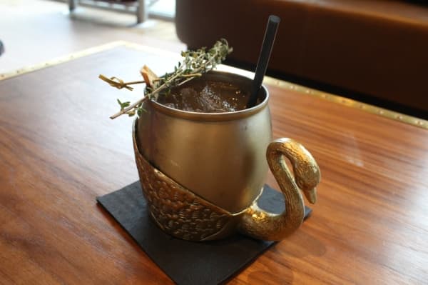The restaurant offers single and shared cocktail options. (Elizabeth Ucles/Community Impact Newspaper)