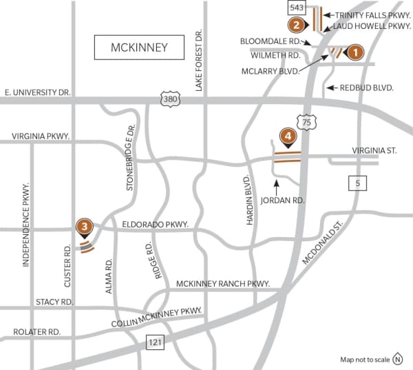 4 transportation projects happening this December in McKinney