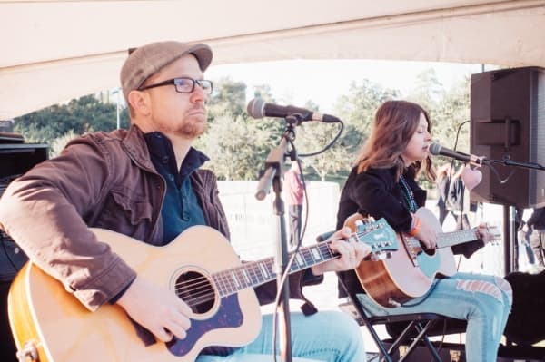 3. A live music performance by Paisley Piggott and her father, David Piggott, highlighted the Out of the Darkness Walk along with several guest speakers.
Courtesy Meredith Paulcheck Photography