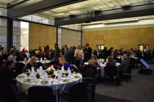 8. About 300 attendees were present at the small business award luncheon to recognize winners in categories such as family-owned, minority-owned, woman-owned, veteran-owned, young entrepreneur and small-business owner.
Vanessa Holt/Community Impact Newspaper