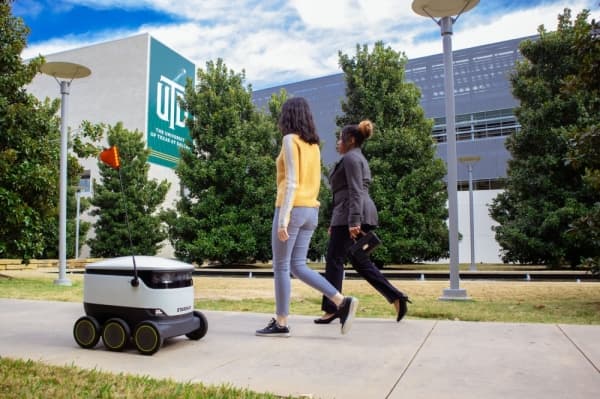 Food delivery robots launched on UT Dallas campus