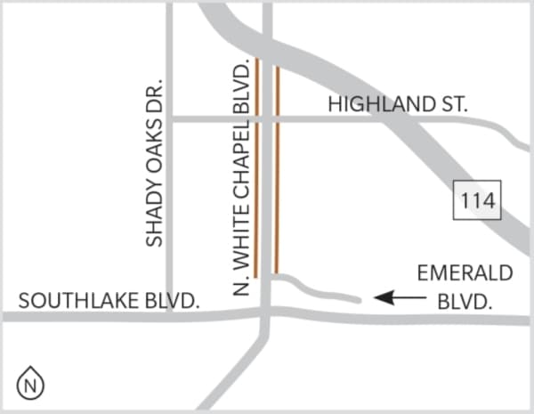 Southlake transportation update: North White Chapel Boulevard widening, Phase 2