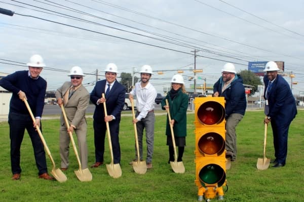 City officials celebrated starting work on the North Lamar Boulevard corridor that is receiving about $66.8 million from the 2016 bond for improvements. (Amy Denney/Community Impact Newspaper)