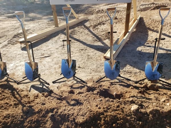 River Ranch County Park celebrates the groundbreaking of its $1.9 million interpretive center Dec. 10. (Ali Linan/Community Impact Newspaper)