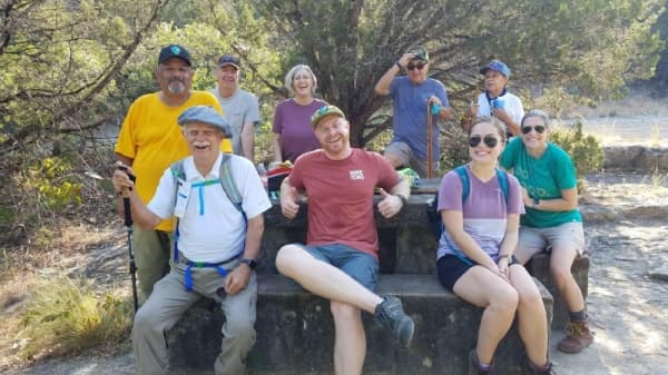 The Budaful Hiker stores serve as home base for 3 weekly community hikes. (Courtesy The Budaful Hiker)