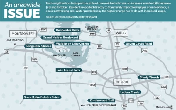 High water bills frustrate residents area-wide; providers point to increased usage